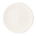 Kyoto ceramics: japanese large dinner plate white speckled