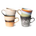 70s ceramics: americano mugs, galileo (set of 4)