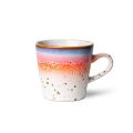 70s ceramics: americano mug, asteroids