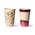 70s ceramics: tea mugs (set of 2)
