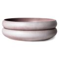 bold & basic ceramics: deep plate purple (set of 2)