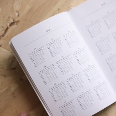 2018 Navucko Pocket Kalender | schwarz