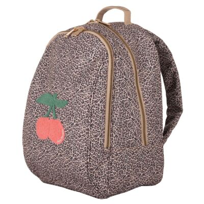 James Leopard Cherry Backpack