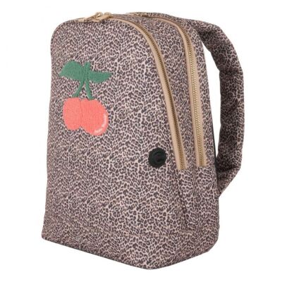 Backpack Jackie Leopard Cherry
