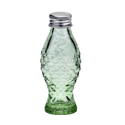 Flasche FISCH | transparent grün