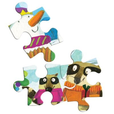 Puzzle Die Schneemann-Band | 64 Teile