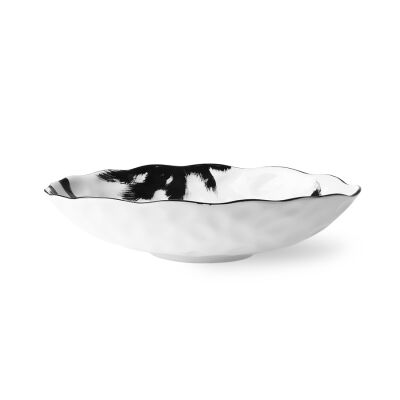 bold & basic ceramics: jungle porcelain serving bowl...