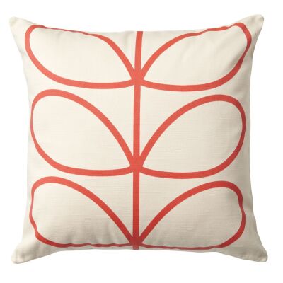 Cushion 45x45 cm Linear Stem  Red
