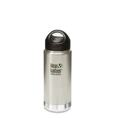 473ml/16oz Kanteen® Wide VACUUM INSULATED (w/Stainless Loop Cap) Brushed Stainless