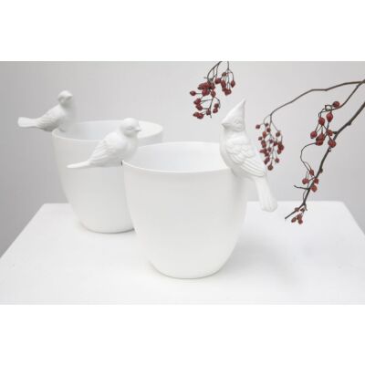 Vogeldeko für Vase | Topf | Teelicht