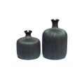Bottle S M Black Vase