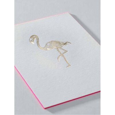 Postkarte Flamingo | pink