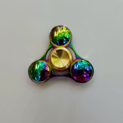Spinning Pro | Fidget Spinner Rainbow Metall