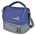 Isolierte Two Level Lunch Bag | Blau