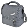 Isolierte Two Level Lunch Bag | Grau