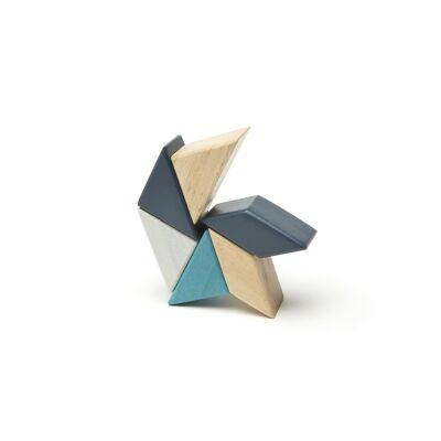 Magnetisches Holzprisma blau | 6 Teile