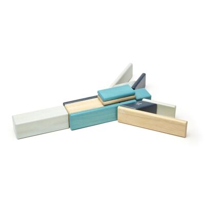 Magnetisches Holzset blau | 14 Teile