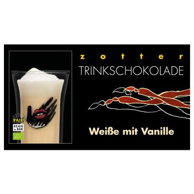 Bio Trinkschokolade Weiße mit Vanille  5x22g