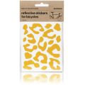 Reflective Leopard print Stickers | yellow