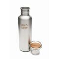 800ml Kanteen® Reflect (with Stainless Unibody Bamboo Cap) Brushed Stainless