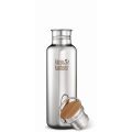 800ml Kanteen® Reflect (with Stainless Unibody Bamboo Cap) Mirrored Stainless