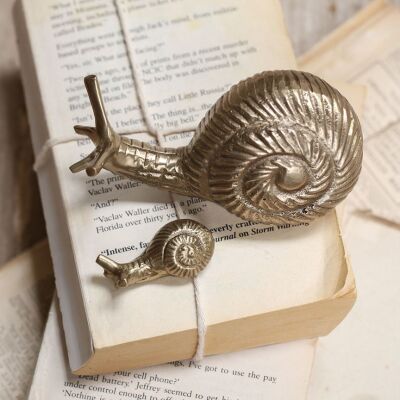 Snail Paper Weight - Large 6.5 x 12 x 5.5cm