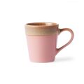 Ceramic 70s espresso mug: pink