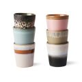 70s Keramiks: coffee mugs (set of 6)
