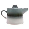 ceramic 70s tea pot: glacier