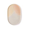 gallery Keramiks: oval side plate pink/creme