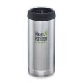 355ml/12oz Kanteen® TKWide VACUUM INSULATED (mit Café Cap) - Brushed Stainless