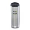 473ml/16oz Kanteen&reg; TKWide VACUUM INSULATED (mit Caf&eacute; Cap) - Brushed Stainless