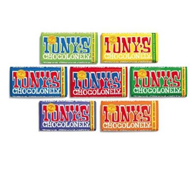 Tonys Chocolonely Chocolate 180g - 7 Pack, Mix of All 5...