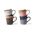70s Keramiks: espresso mugs (set of 4)