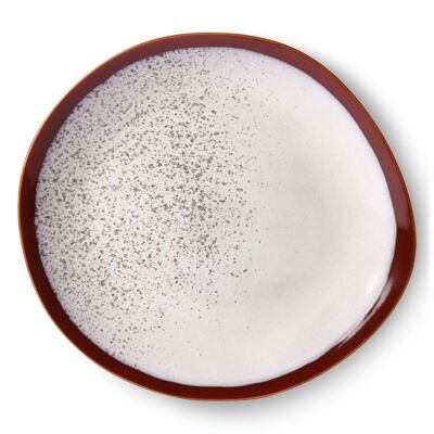 70s Keramiks: dinner plate, frost