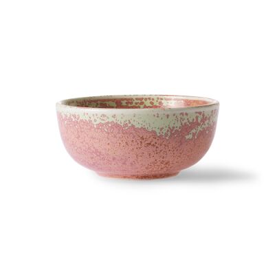 Chef ceramics: dessert bowl rustic pink
