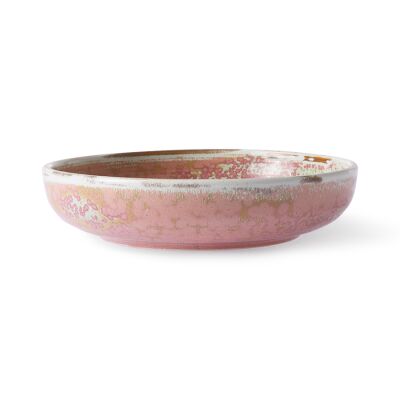 home chef Keramiks: deep plate rustic pink