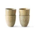 gradient ceramics: mug peach (set of 4)