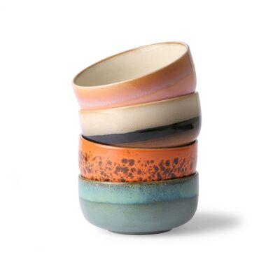 70s Keramiks: dessert bowls (set of 4)