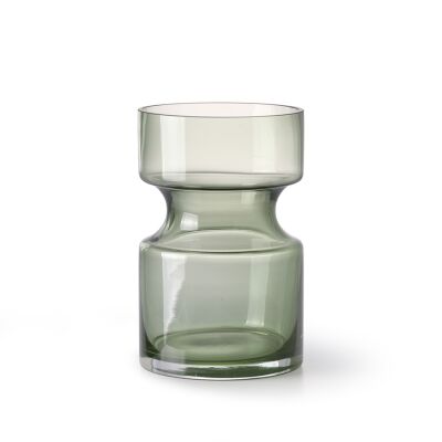 green glass vase M