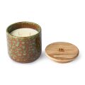 Keramik scented candle: floral boudoir