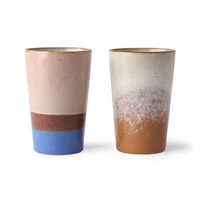 70s Keramiks: tea mugs (set of 2)